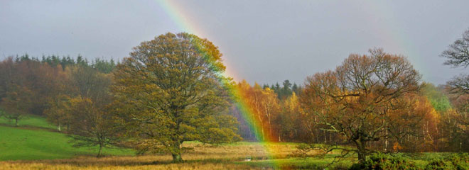 rainbow over swinside lodge